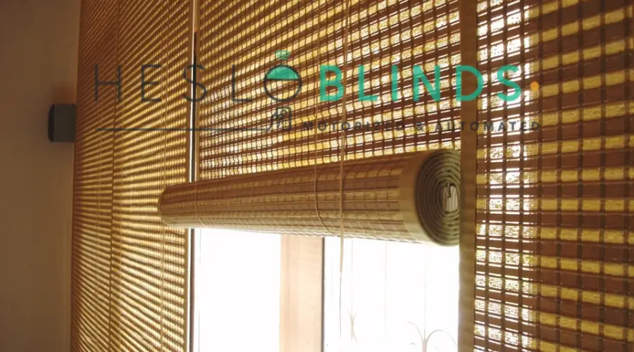 الستائر الخشبية المنسوجة