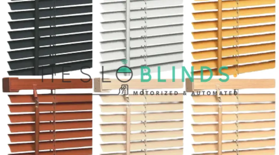 ستائر خشبية مطلية